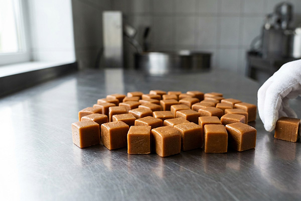 Baking chocolate supplier Iran manufacturing caramel toffee cubes