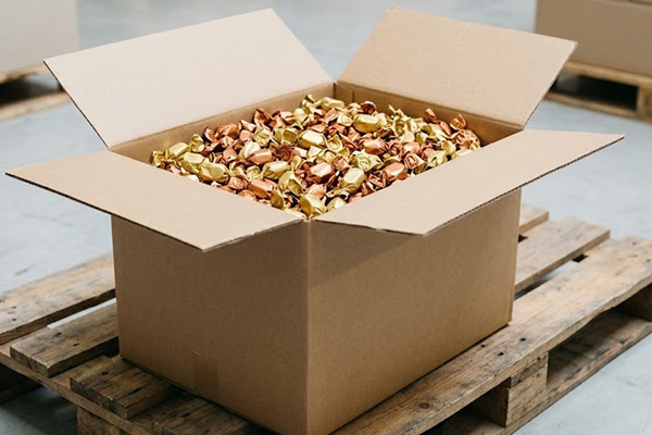 Baking chocolate supplier Iran packaging bulk export toffee cartons